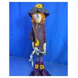 Standing Halloween Witch Fabric Figurine
