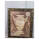 Studio Nova Framed Classic Urn Wall Art