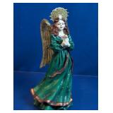 Vintage Painted Resin Angel Candle Holder