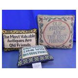 Assorted Needlepoint and Tapestry Pillows