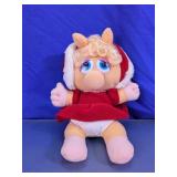 Muppet Babies Baby Miss Piggy Holiday Plush
