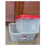 Hyper Tough 27-Gallon Clear Storage Bins