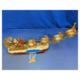 Thomas Kinkade Night Before Christmas Sleigh