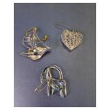 Glass Ornament Assortment Lot