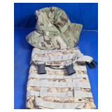 Tactical MOLLE Vest & Boonie Hat Set