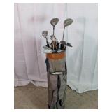 Arnold Palmer Golf Bag With Mixed Clubs