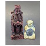 Vintage Asian Figurine Duo