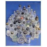 Assorted Vintage Glass Salt and Pepper Shakers