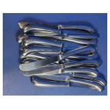 Stainless Steel Dinner Knives Lot