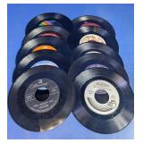 Assorted Vintage 45 RPM Vinyl Records