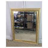 Gold Tone Framed Wall Mirror