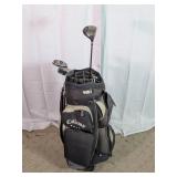 Callaway Golf Bag With Mixed Golf Clubs