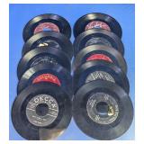 Assorted Vintage 45 RPM Vinyl Records
