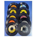 Assorted Vintage 45 RPM Vinyl Records