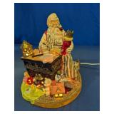Lighted Santa Workshop Holiday Display