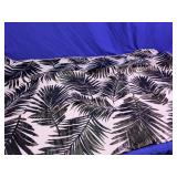 Tropical Palm Leaf Print Fabric Panel