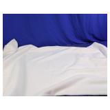 Solid White Soft Fleece Throw Blanket