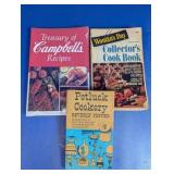 Vintage Cookbook Trio Campbell