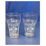 Vintage Coca-Cola 75th Anniversary Glasses Duo