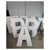 Large White Light-Up Marquee Letters "BABY"