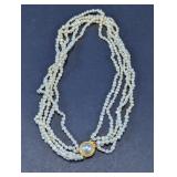 Vintage Multi-Strand Keshi Pearl Necklace