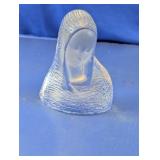 Viking Glass Frosted Madonna Bust Figurine