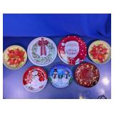 Christmas Tin Serving Trays