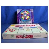 Monopoly and Wheel of Fortune Board Games Lot