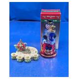 Mini Christmas Tea Set Snowman Bell