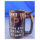 Wet Your Whistle Novelty Glass Mug