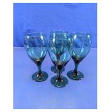 Blue Stemmed Goblet Assortment