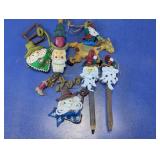 Santa Pencil Horse Ornaments