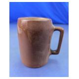 Vintage Brown Glass Mug Stein