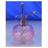 Vintage Style Pink Glass Plant Mister Spray