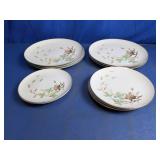 Floral Rimmed Dinnerware Assortment