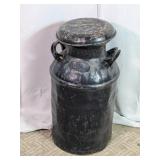 Antique E.E. Heck Festus MO Metal Milk Can