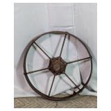 Antique Cast Iron Farm Machine Spoke Wheel