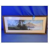 Panoramic Landscape Framed Painting
