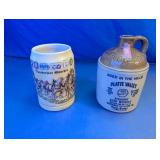 Vintage Stoneware Jug & Oktoberfest Beer Stein