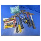 Assorted Hand Tools and Safety Goggles Lot