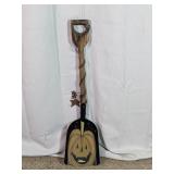 Halloween Pumpkin Shovel Decor