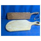 Vintage Wooden Paddle Cutting Boards