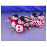 Snowman Christmas Ornament Assortment