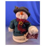 Let It Snow Snowman Figure