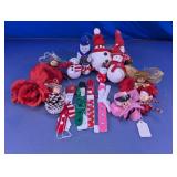 Assorted Snowman & Angel Christmas Ornaments
