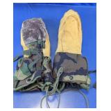 Military Camouflage Cold Weather Mittens Pair