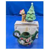 Christmas Teapot Candle Holder