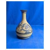 Handmade Pottery Bottle Vase