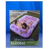 SLOOSH Pink Tropical Leaves Tanning Pool