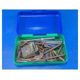 Assorted Drill and Driver Bits with Plastic Case